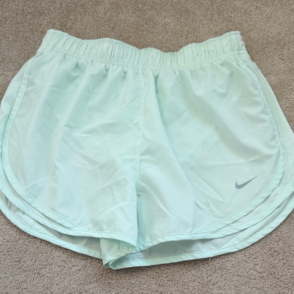 Nike Women's Mint Green Athletic Shorts